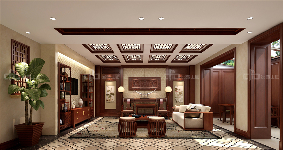 全屋整木定制客廳裝修效果圖大全(圖3) 全屋整木定制客廳裝修效果圖大全(圖3)