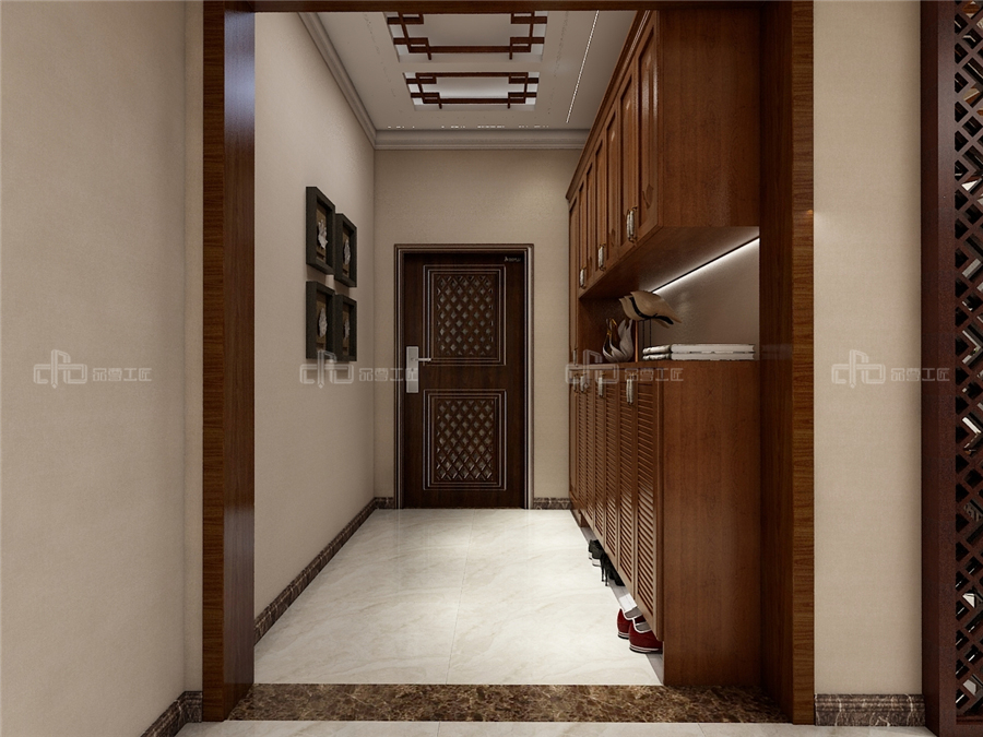 輕奢新中式風(fēng)格效果圖,整木定制極簡新中式(圖1) 輕奢新中式風(fēng)格效果圖,整木定制極簡新中式(圖1)