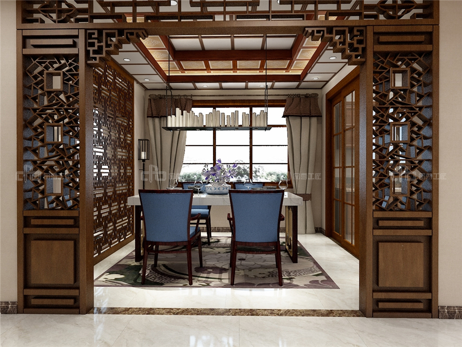 輕奢新中式風(fēng)格效果圖,整木定制極簡新中式(圖2) 輕奢新中式風(fēng)格效果圖,整木定制極簡新中式(圖2)