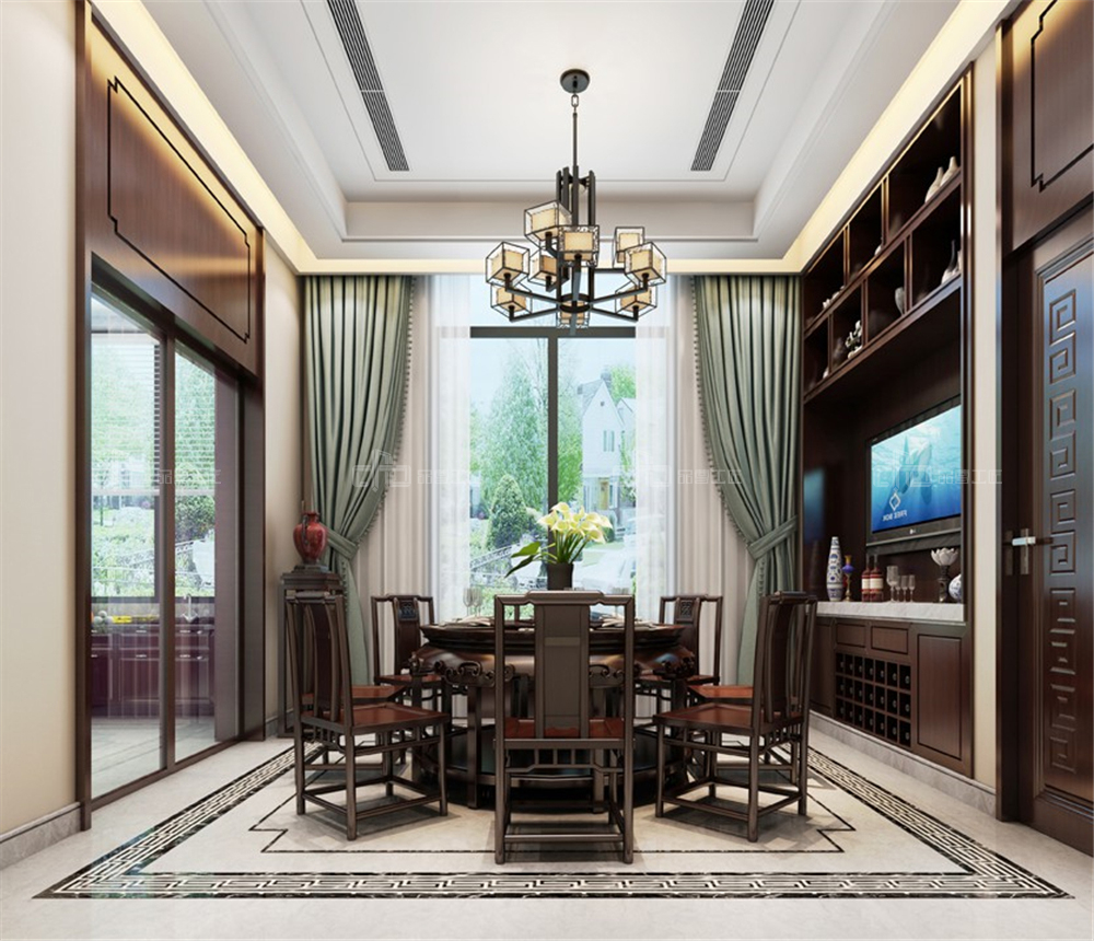 繁華之下，縱享從容、儒雅的新中式居所(圖3)