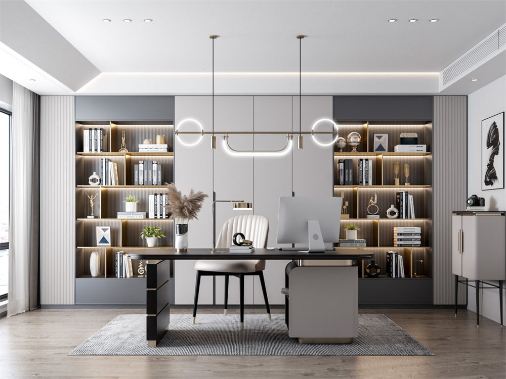 書(shū)房定制書(shū)柜設(shè)計(jì)要注意什么？(圖2)