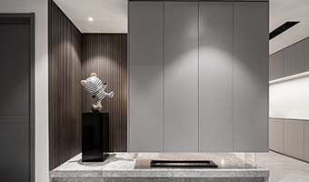 228㎡全屋定制大平層，現代極簡風格設計