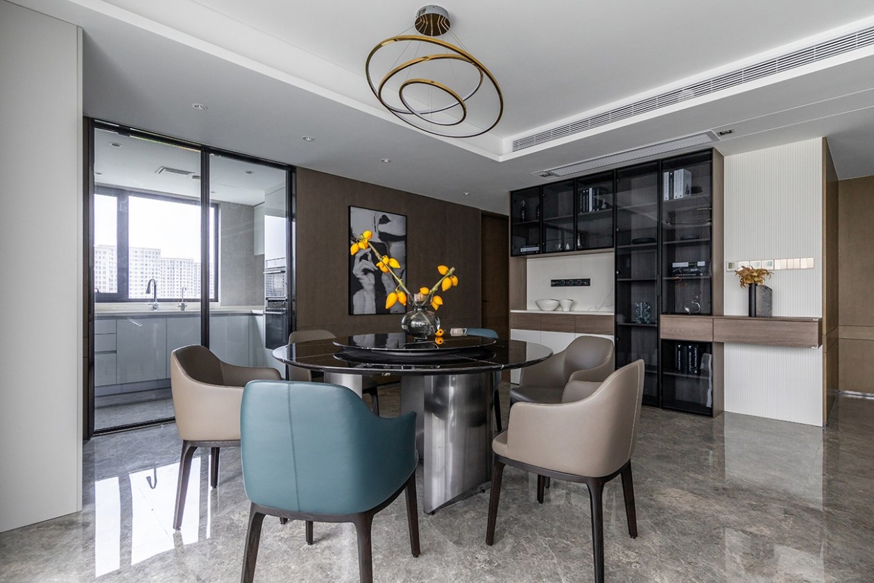 200㎡全屋整木定制設計,現代時尚簡約風格(圖4) 4.jpg